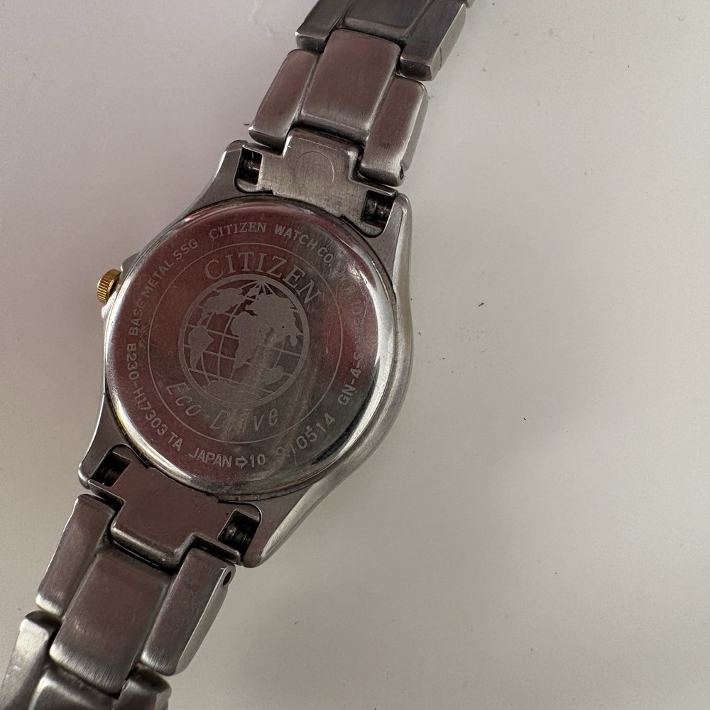 Citizen Women's Eco-Drive Solar-Tech B230-H17303TA Two-Tone Stainless !WORKS! - Picture 3 of 8